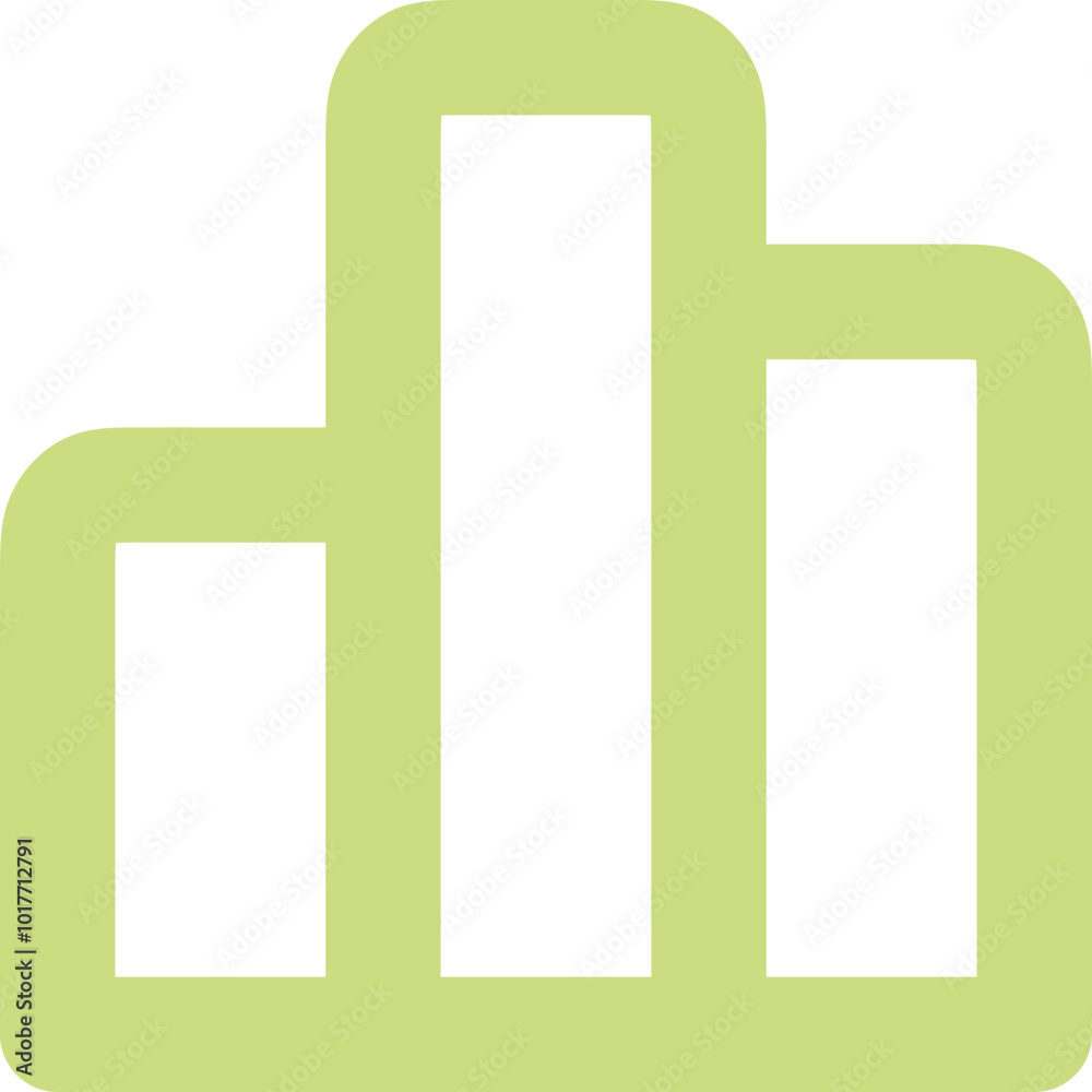 Chart Bar Vertical Icon Logo Design Chart Bar Vertical Icon Logo Design