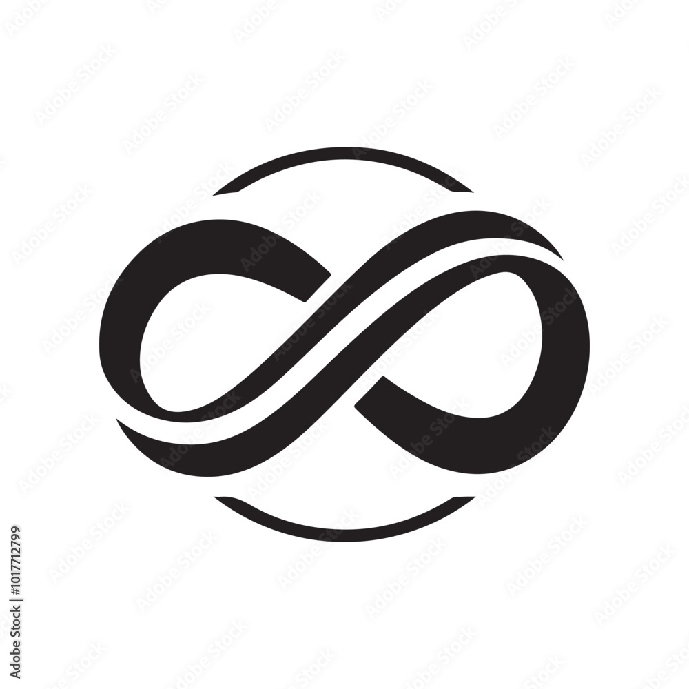 Elegant Infinity Sign Vector Icon - A Simple and Timeless Design Representing Eternity, Limitless Possibilities, and Boundless Potential, Perfect for Use in Modern Logos, Branding, and Corporate Ident Elegant Infinity Sign Vector Icon - A Simple and Timeless Design Representing Eternity, Limitless Possibilities, and Boundless Potential, Perfect for Use in Modern Logos, Branding, and Corporate Ident