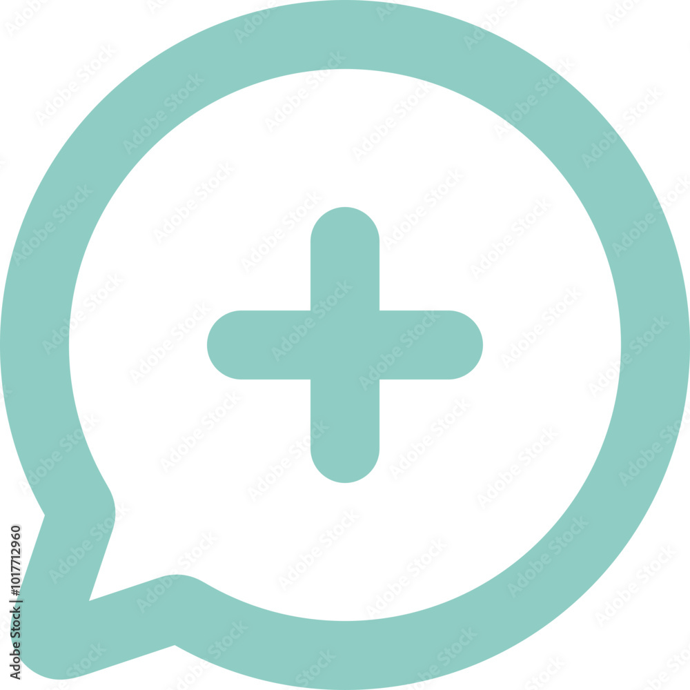 Chat Circle Add Icon Logo Design Chat Circle Add Icon Logo Design