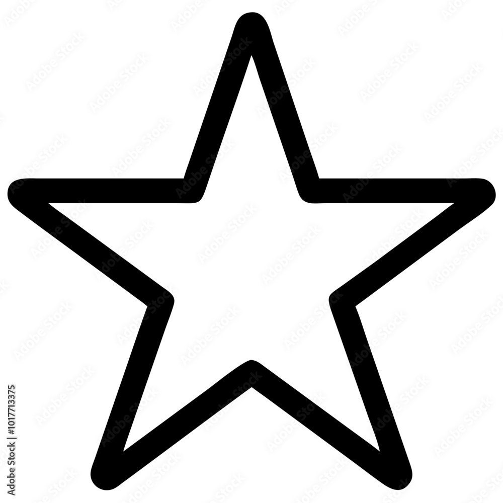 Star icon representing favorites, ratings, or highlights for websites and mobile applications interface Star icon representing favorites, ratings, or highlights for websites and mobile applications interface