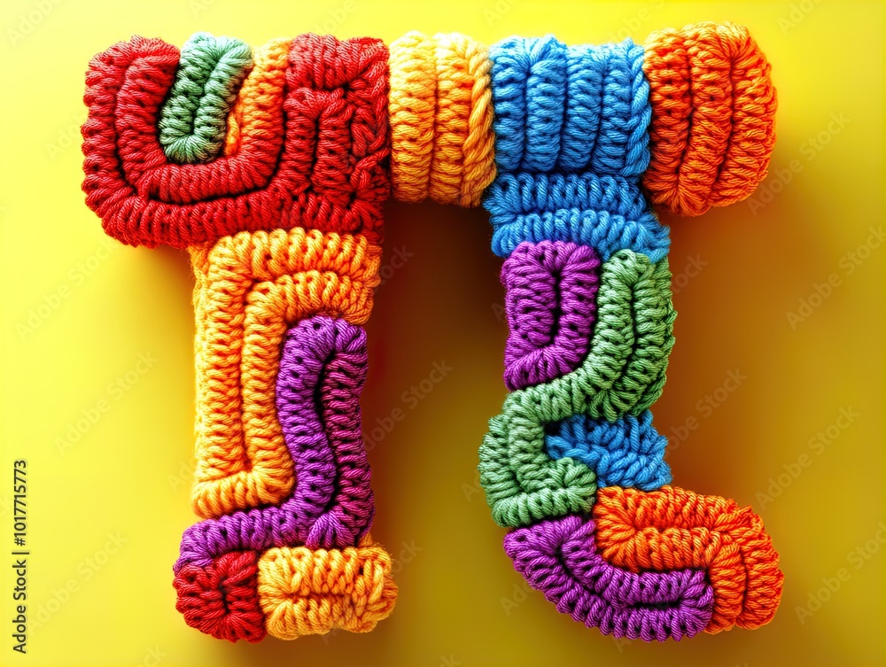 Whimsical Letter 'T' Art: Playful Curling Yarn Design with Unique Textures – Perfect for Brightening Up Your Sports Room Decor! Whimsical Letter 'T' Art: Playful Curling Yarn Design with Unique Textures – Perfect for Brightening Up Your Sports Room Decor!