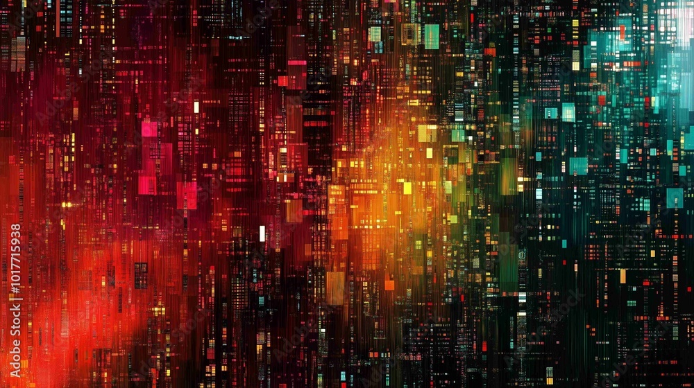 Digital background, can be used in the description of network abilities, technological processes, digital storages, science, education, etc.
Digital background, can be used in the description of network abilities, technological processes, digital storages, science, education, etc.