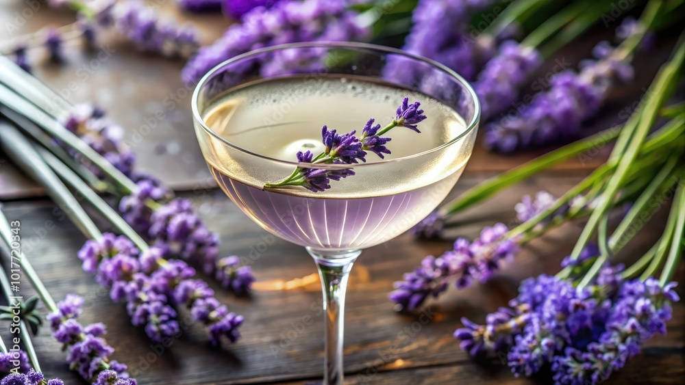 Delight in an Elegant Lavender Champagne Glass, offering a refreshing and stylish twist perfect for spring or summer cocktails, inspiring vibrant celebrations and decor. Delight in an Elegant Lavender Champagne Glass, offering a refreshing and stylish twist perfect for spring or summer cocktails, inspiring vibrant celebrations and decor.