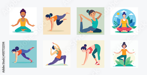 Yoga Poses: Calming and Energizing Body Postures for Mind and Body Wellness