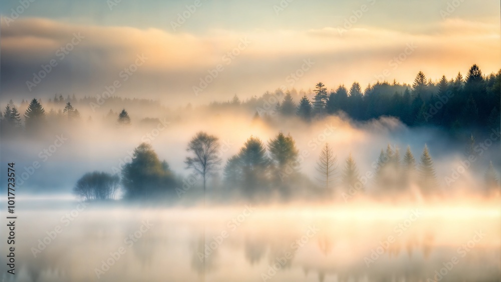 Fototapeta premium Soft Grey to Misty White Gradient Background