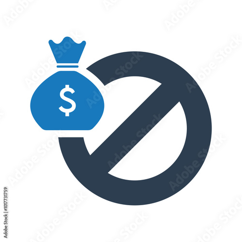 Money block icon