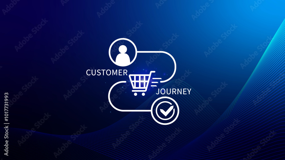 Customer journey concept, marketing and customer behavior analysis, Understanding customer journey to improve their overall customer experience and increase loyalty, Marketing strategic planning. Customer journey concept, marketing and customer behavior analysis, Understanding customer journey to improve their overall customer experience and increase loyalty, Marketing strategic planning.