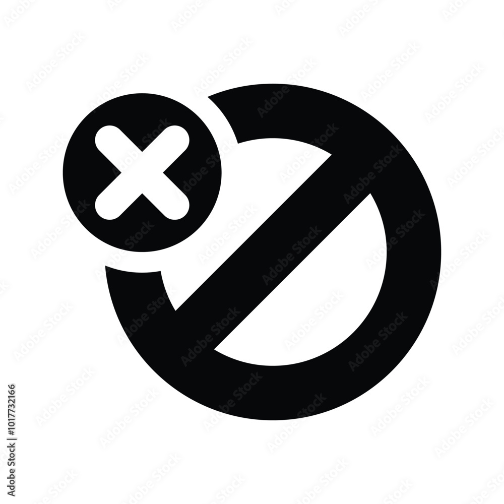 Block cancel icon Block cancel icon