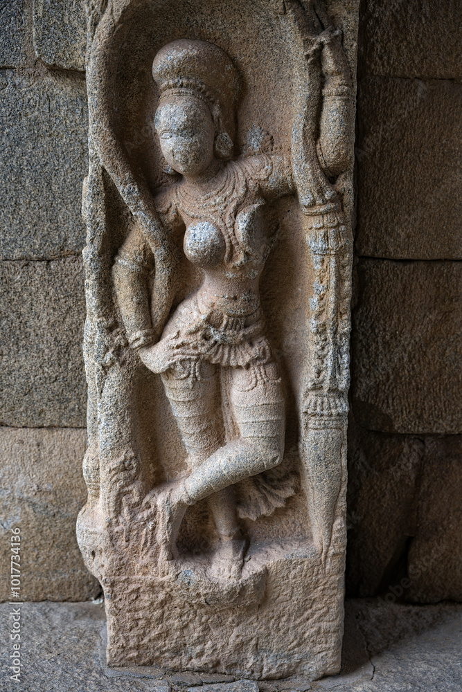 Divine Figures in the Heart of Hampi