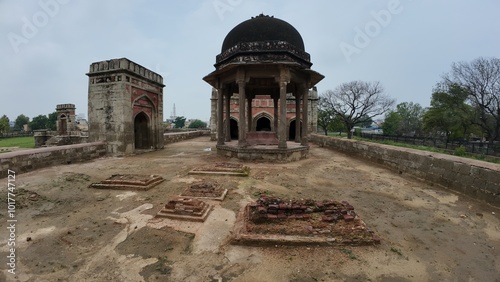 Medieval period Group Of Tomb at Jhajjar city, Haryana, India photo