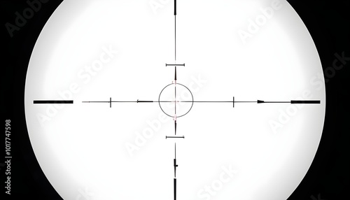 crosshair on a plain white background