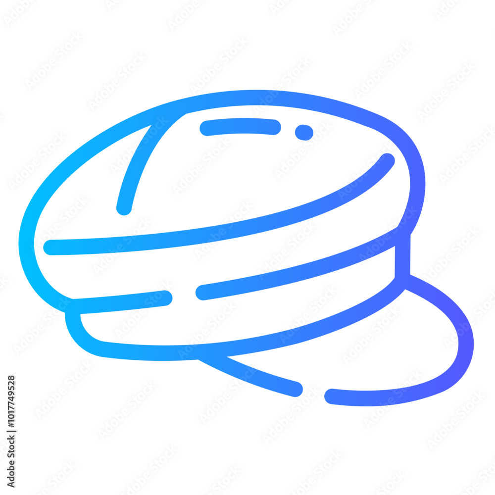 beanie Line Gradient Icon beanie Line Gradient Icon