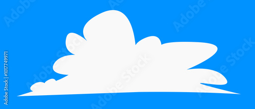 set of clouds element  for illustration decoration white sky with other variant