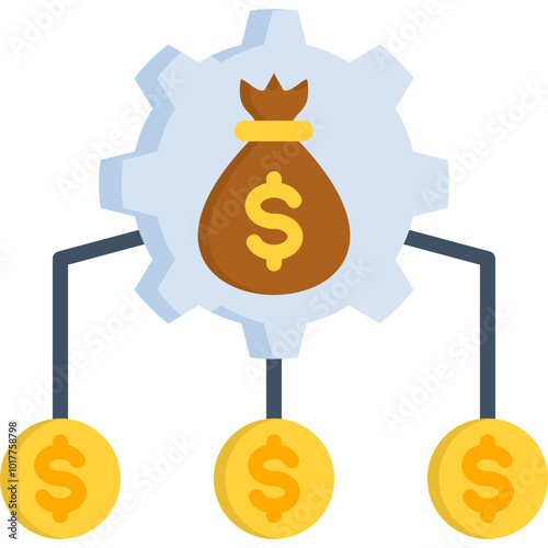 Capital Structure Icon