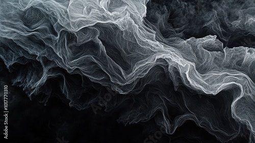 The Flowing Abstract Wave Form