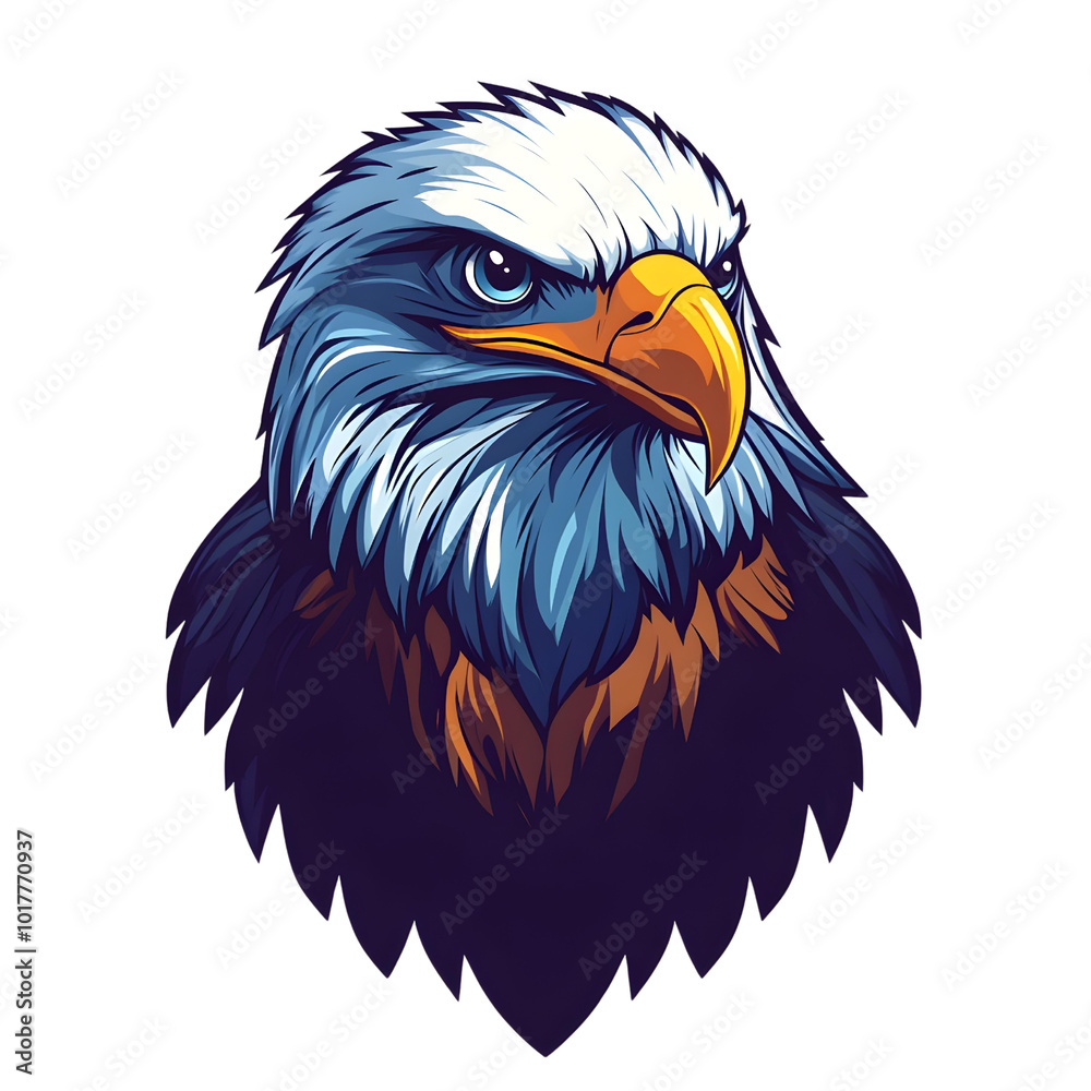 Eagle t-shirt mascot logo design illustration Eagle t-shirt mascot logo design illustration