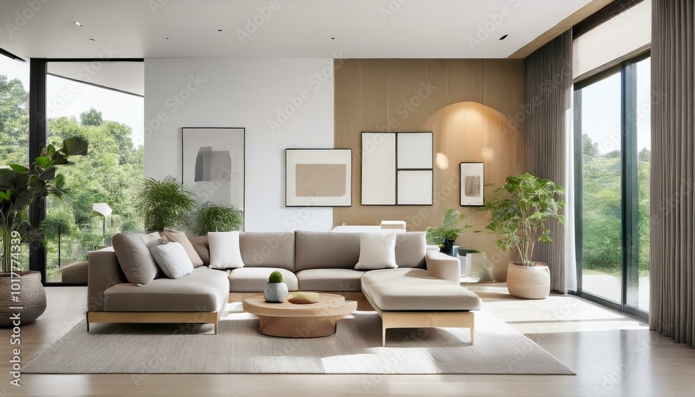 Fototapeta premium Modern home interior