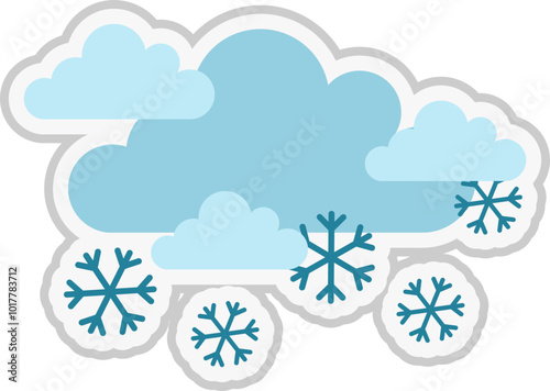 Cute Weather Sticker