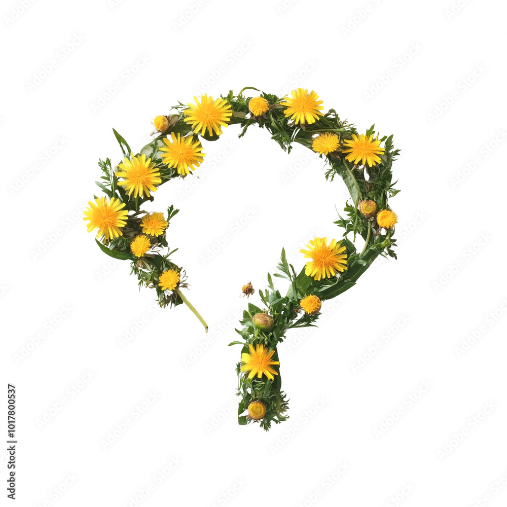 Dandelion Question Mark Dandelion Question Mark