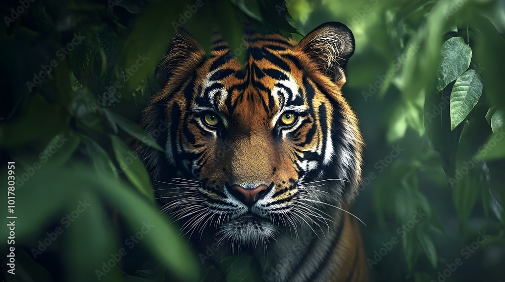 Fototapeta premium Silent Guardian The Tiger in its Element