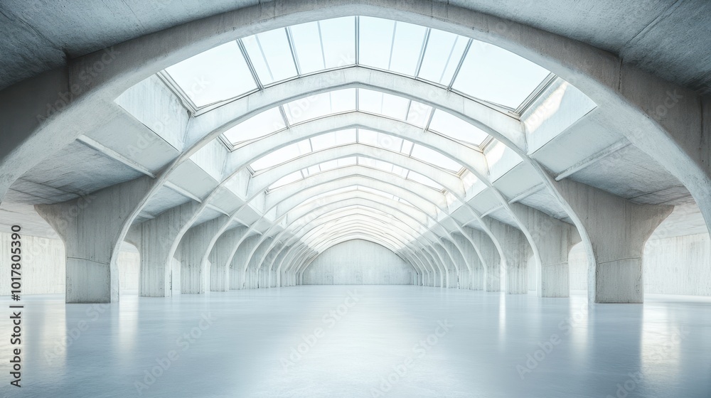 Obraz premium The Minimalist Concrete Interior