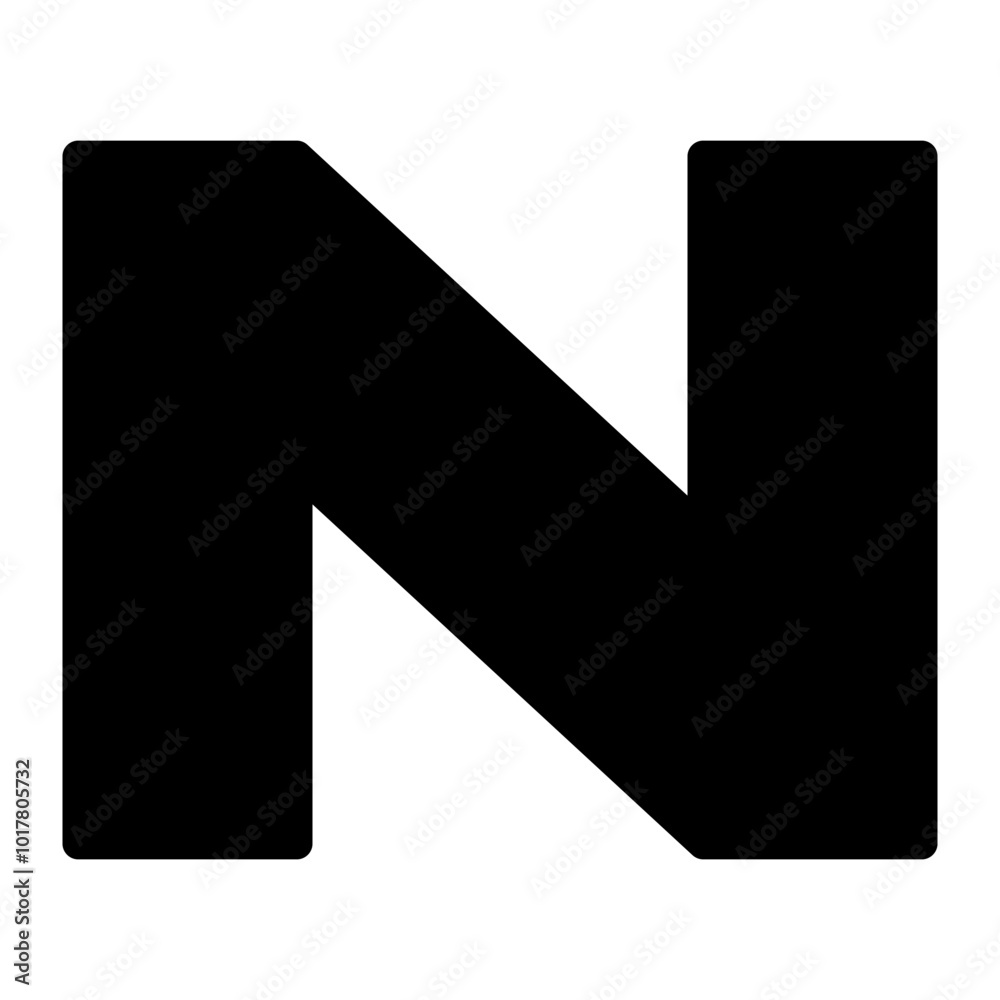 Fototapeta premium Letter n