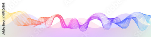 Colorful Vibration Banner Background LinkedIn