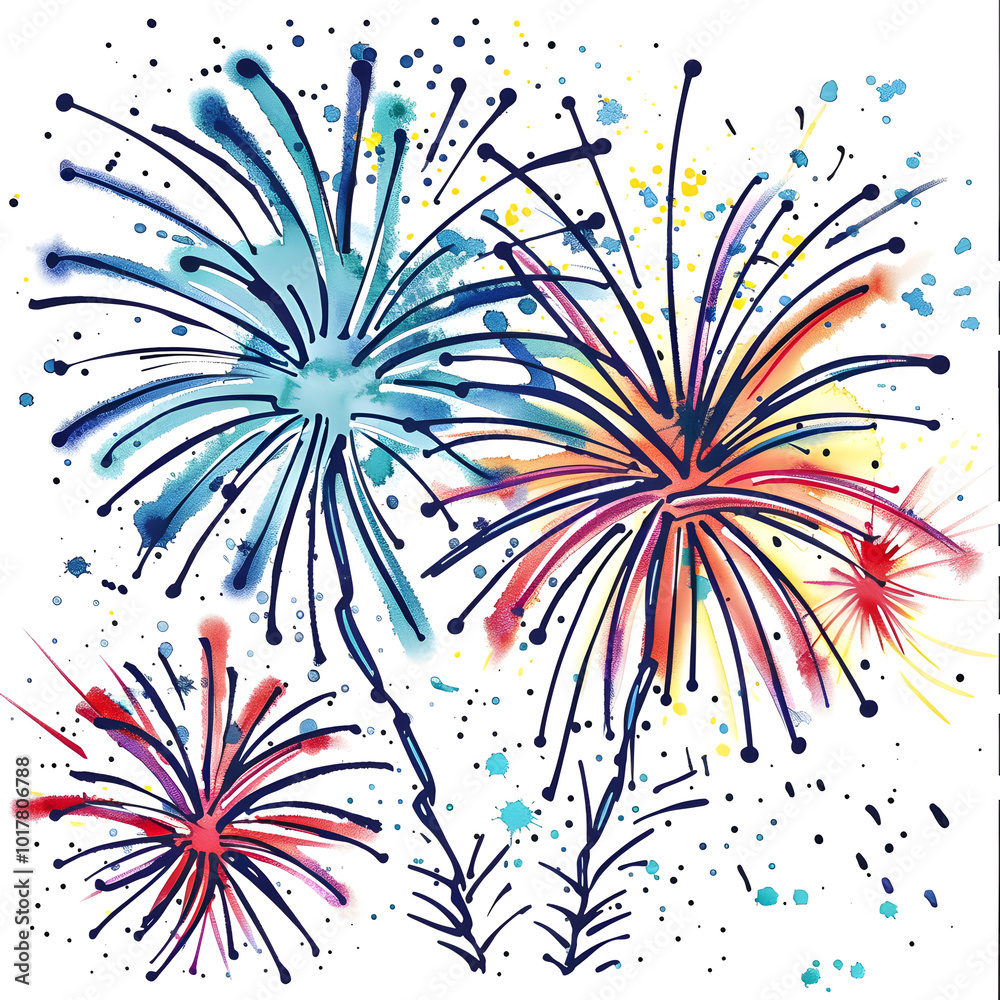 New Year and Christmas card, graphic advertising backgrounds in a doodle 2D illustrator style. New Year and Christmas card, graphic advertising backgrounds in a doodle 2D illustrator style.