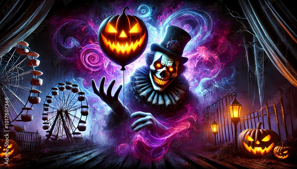 This collection showcases a series of eerie, spine-chilling Halloween-themed images, each depicting a scene of supernatural horror and dark enchantment. From ghostly figures floating through swirling This collection showcases a series of eerie, spine-chilling Halloween-themed images, each depicting a scene of supernatural horror and dark enchantment. From ghostly figures floating through swirling