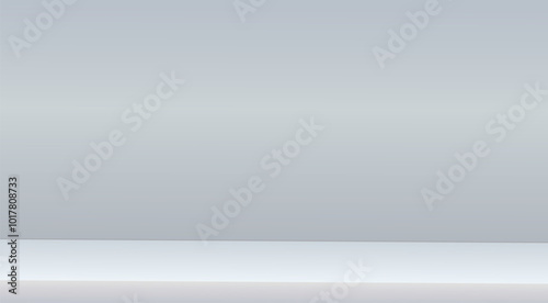 white grey studio room limbo light background abstract backdrop for product presentation