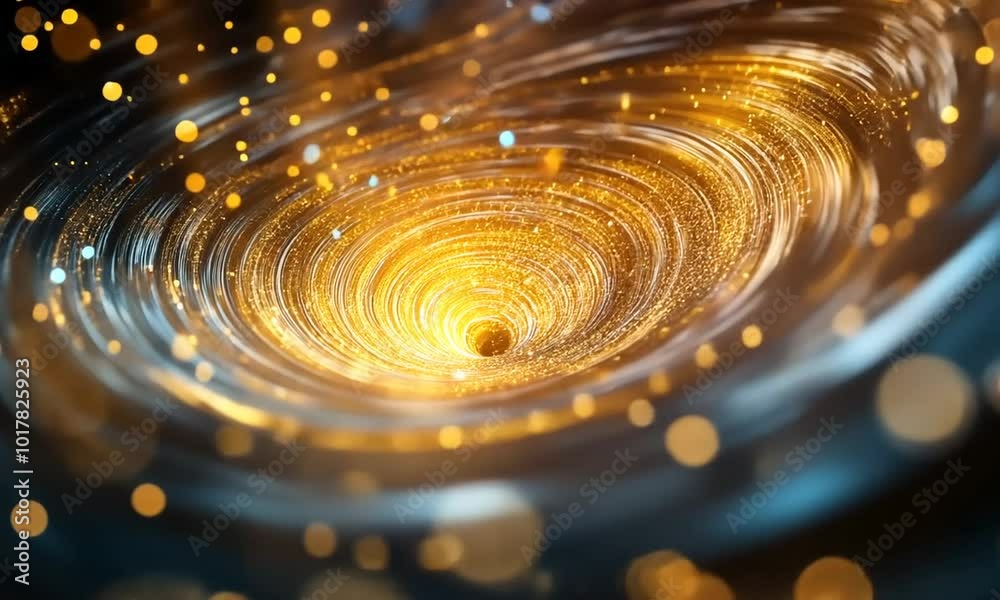Abstract Vortex of Light and Sparkle Abstract Vortex of Light and Sparkle