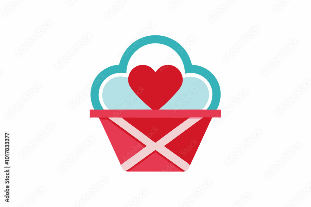 Love letters creative vector design of Valentine's theme on a white background