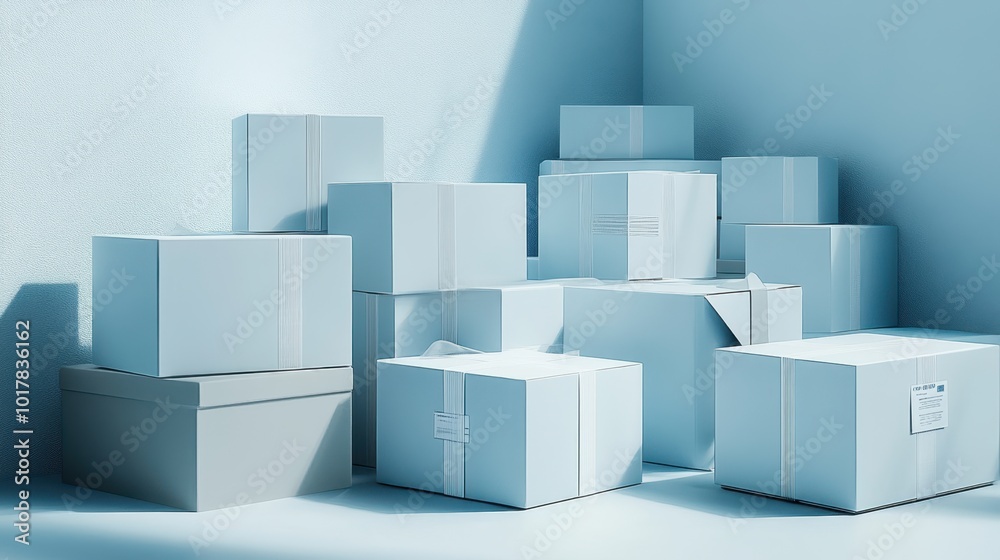 The Collection of Shipping Boxes The Collection of Shipping Boxes