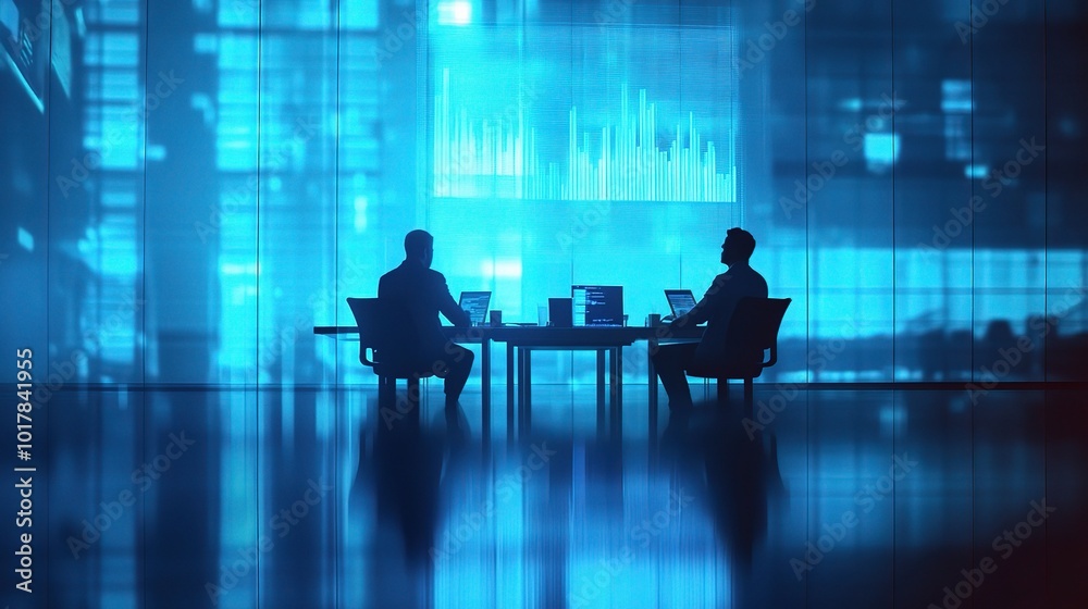 People Analyzing Data in a Modern Workspace People Analyzing Data in a Modern Workspace