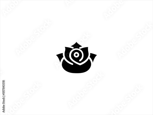 Flower logo vector.This logo is ideal for brands rooted in wellness, beauty, or eco conscious values.