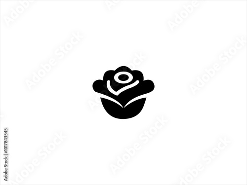 Flower logo vector.This logo is ideal for brands rooted in wellness, beauty, or eco conscious values.