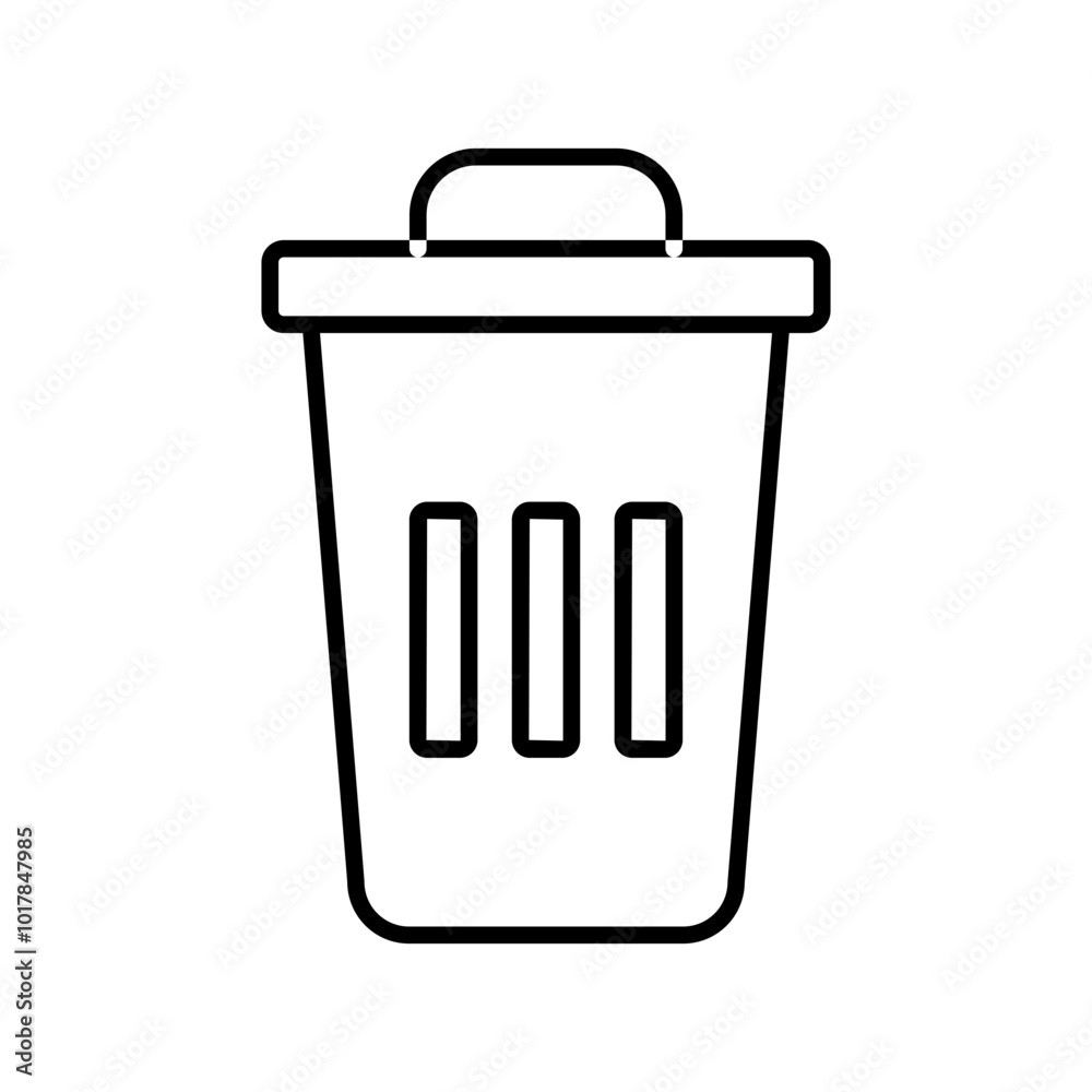 recyclebin line icon recyclebin line icon