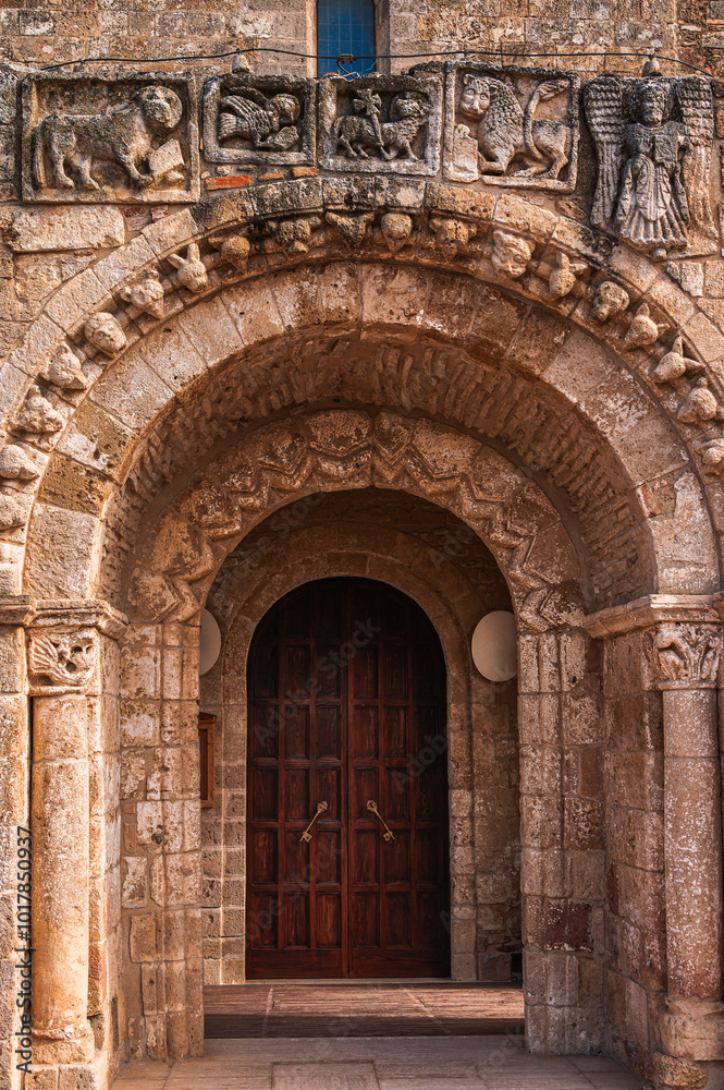 views of the Sanctuary of Santa Maria Regina of Anglona, Tursi, Matera