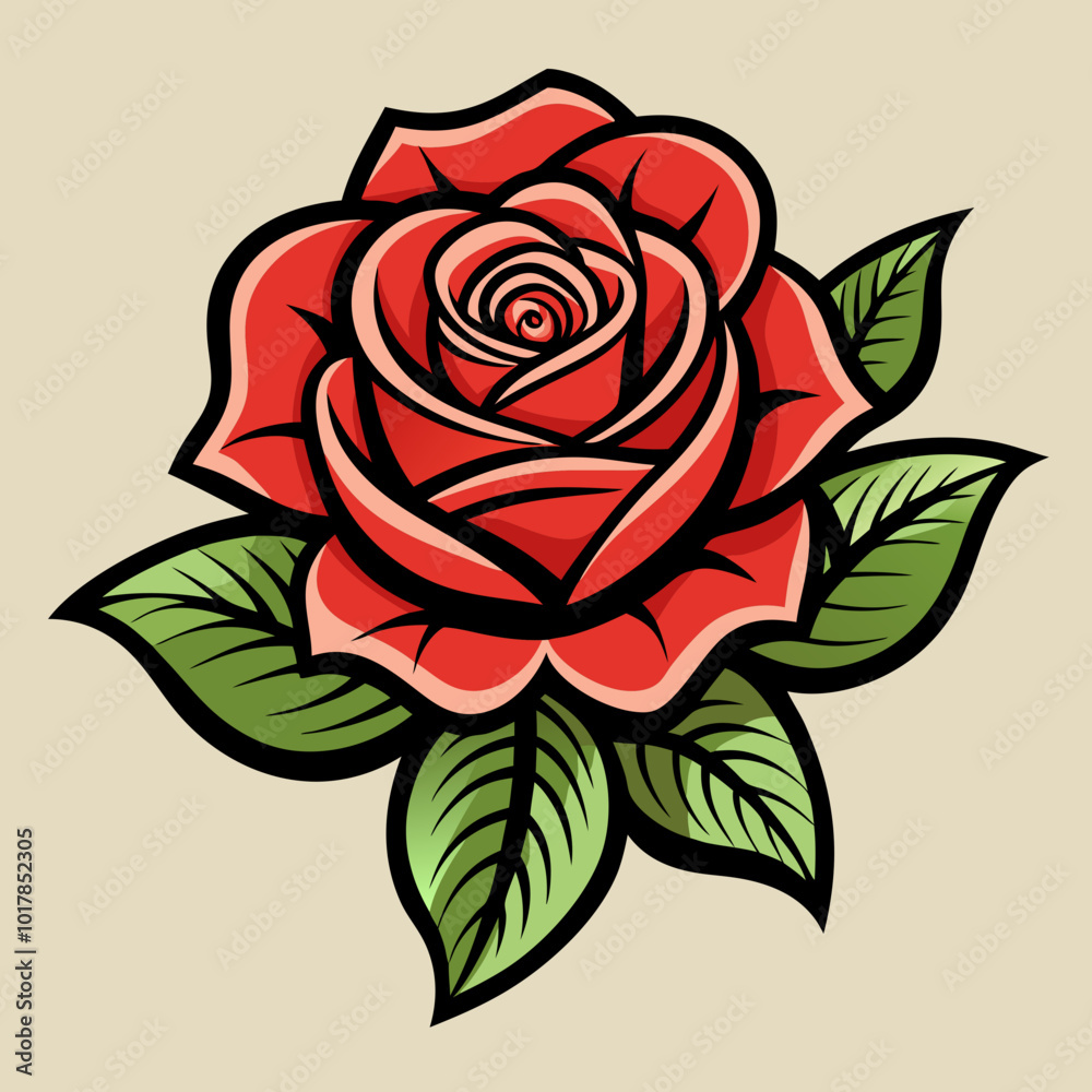 illustration of a rose illustration of a rose