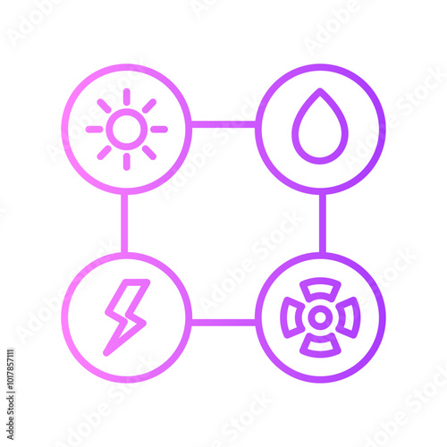 sources gradient icon