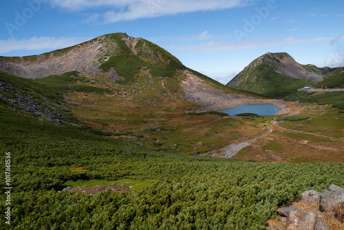 乗鞍岳の秋の絶景　不消ヶ池 photo