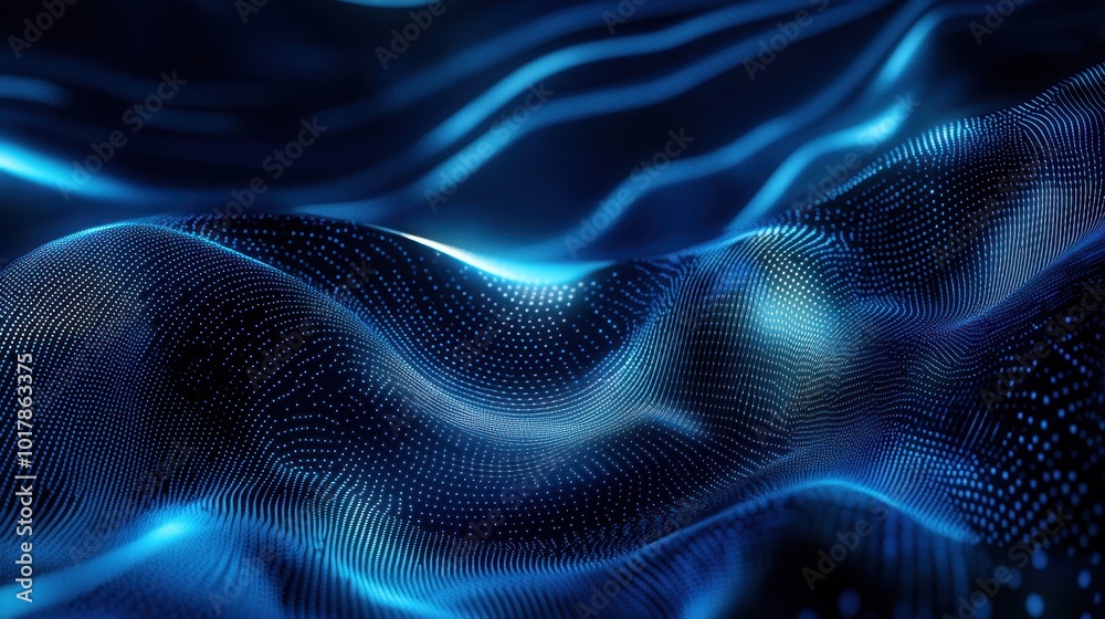 The Flowing Blue Abstract Waves The Flowing Blue Abstract Waves