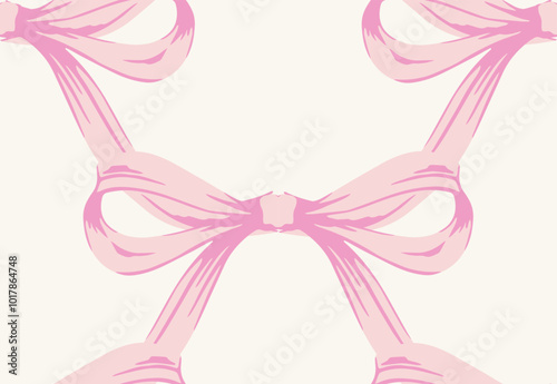 Vector coquette flowers pattern.Colorful seamless grandmillennial pattern. Perfect for greetings, invitations, manufacture wrapping paper, textile and web design. Vector preppy pattern.