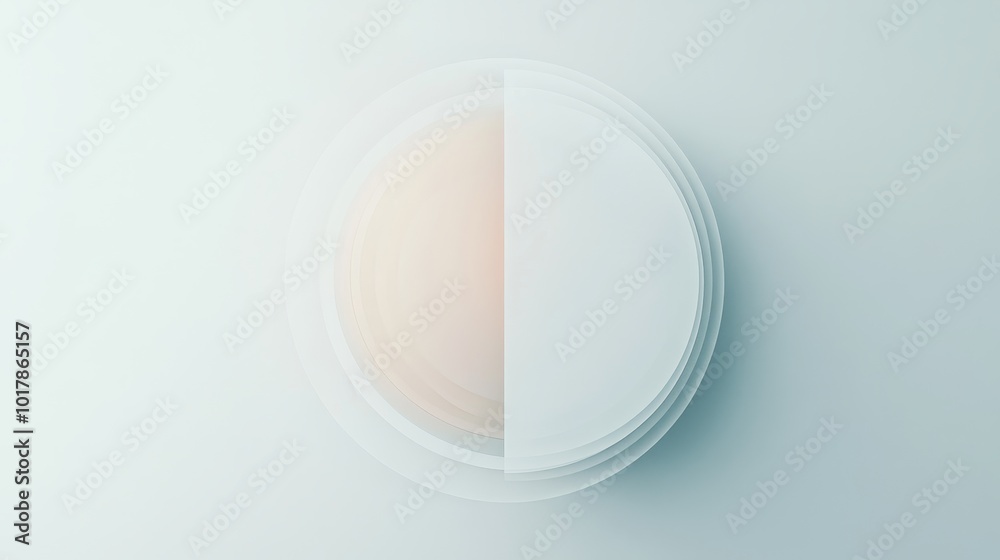 Translucent Geometric Overlapping Shapes Creating Depth and Space on Gray Background Translucent Geometric Overlapping Shapes Creating Depth and Space on Gray Background