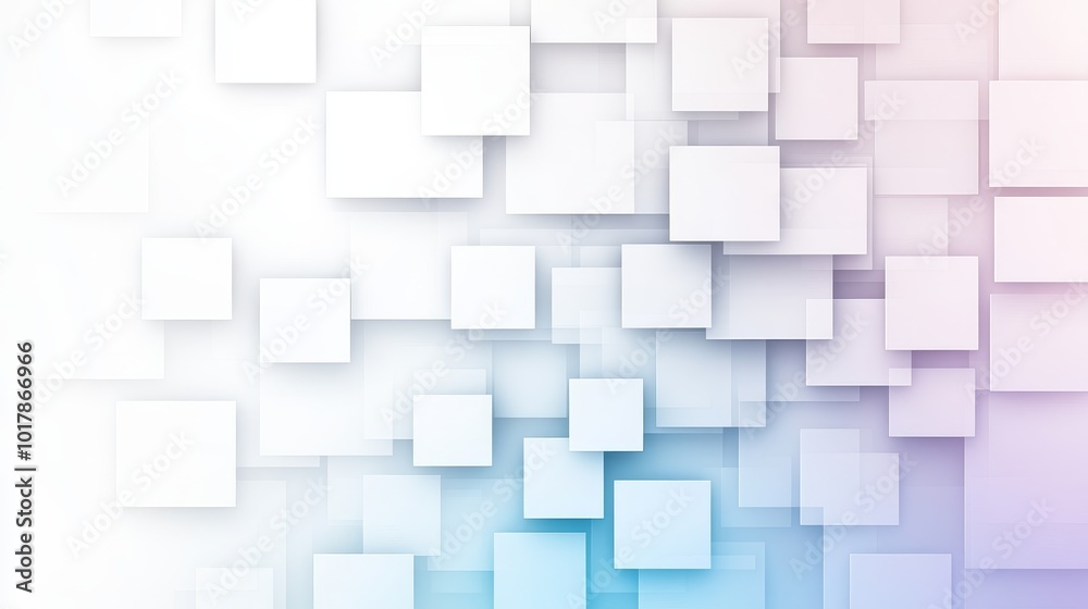 Serene Pastel Abstract Squares with Soft Transitions Serene Pastel Abstract Squares with Soft Transitions