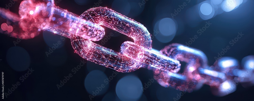 A digital blockchain network concept showing glowing connections between nodes, symbolizing the interconnectedness of blockchain technology in a business context. A digital blockchain network concept showing glowing connections between nodes, symbolizing the interconnectedness of blockchain technology in a business context.