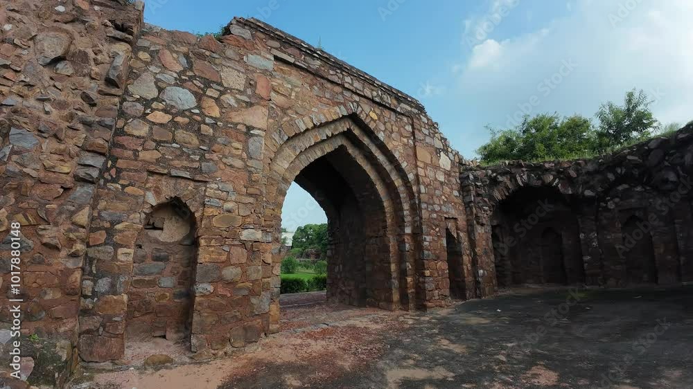 Ruins of Feroz shah kotla fort, Delhi, India Ruins of Feroz shah kotla fort, Delhi, India