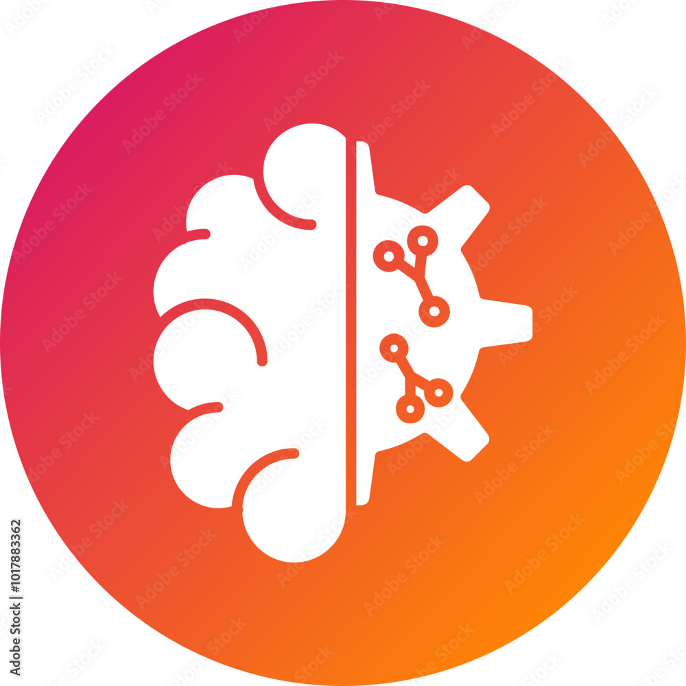 Machine Learning Vector Icon Design Machine Learning Vector Icon Design