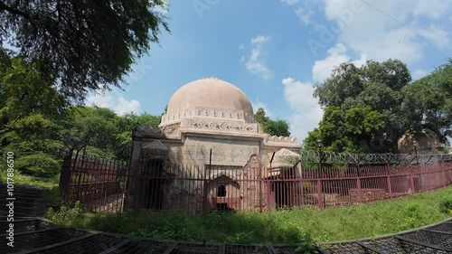 Wallpaper Mural Mehrauli Archaeological Park features historical structures and monuments, reflecting India's architectural legacy Torontodigital.ca