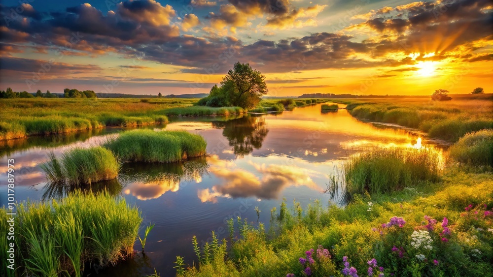 Scenic Landscapes of Biebrza Marshes: Nature's Tranquil Beauty Scenic Landscapes of Biebrza Marshes: Nature's Tranquil Beauty